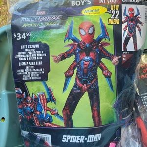 Spider-Man kids size 8 Halloween costume new